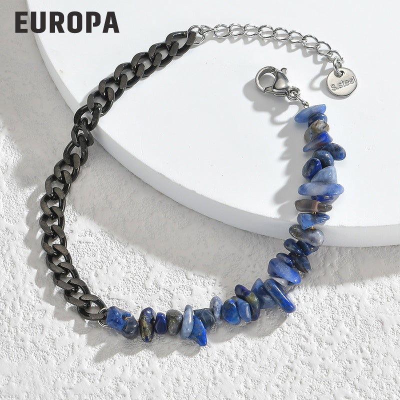 Wholesale Titanium Steel Gravel Bracelet