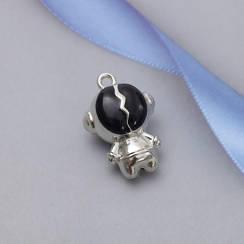 Wholesale  Robot Astronaut Accessories Cute Cartoon Necklace Charms