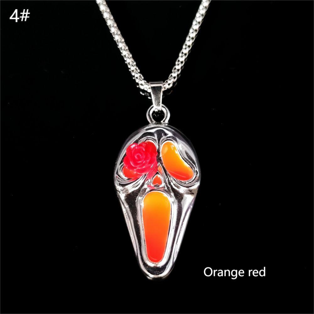 Wholesale  Personality  Skull Pendant Single Eyesed  Mask Necklace