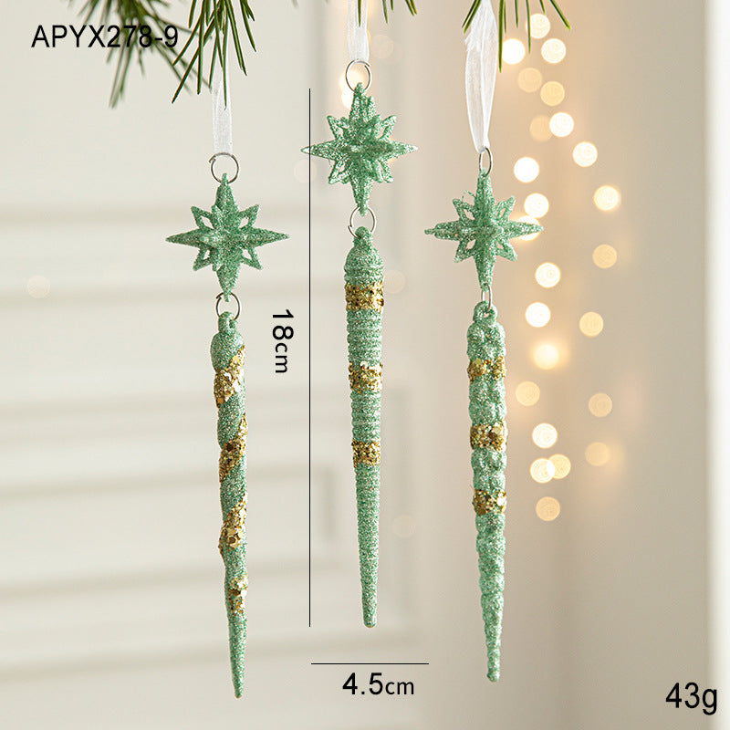 Wholesale Christmas Green Butterfly Ornaments