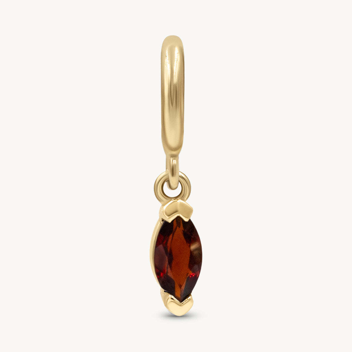 Wholesale Classic Birthstone Pendant 18K Gold Plated Geometric DIY Jewelry Charm Fashion Accessory For Women Gift Boutique Resale