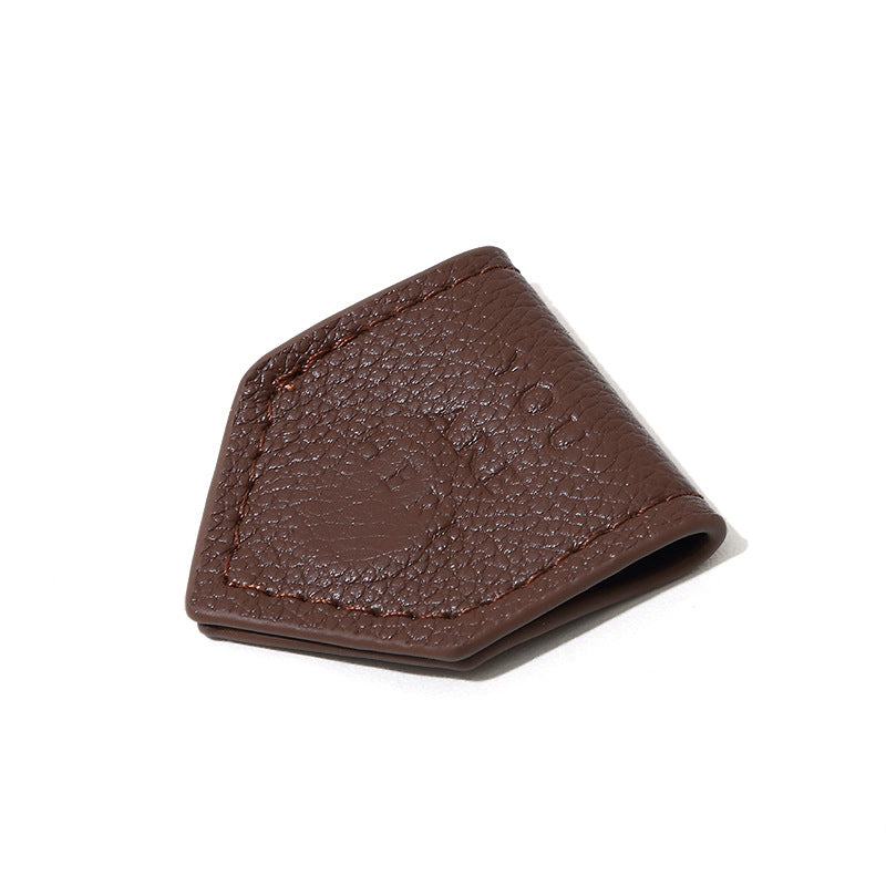 Wholesale PU leather magnetic bookmark triangle diamond page holder