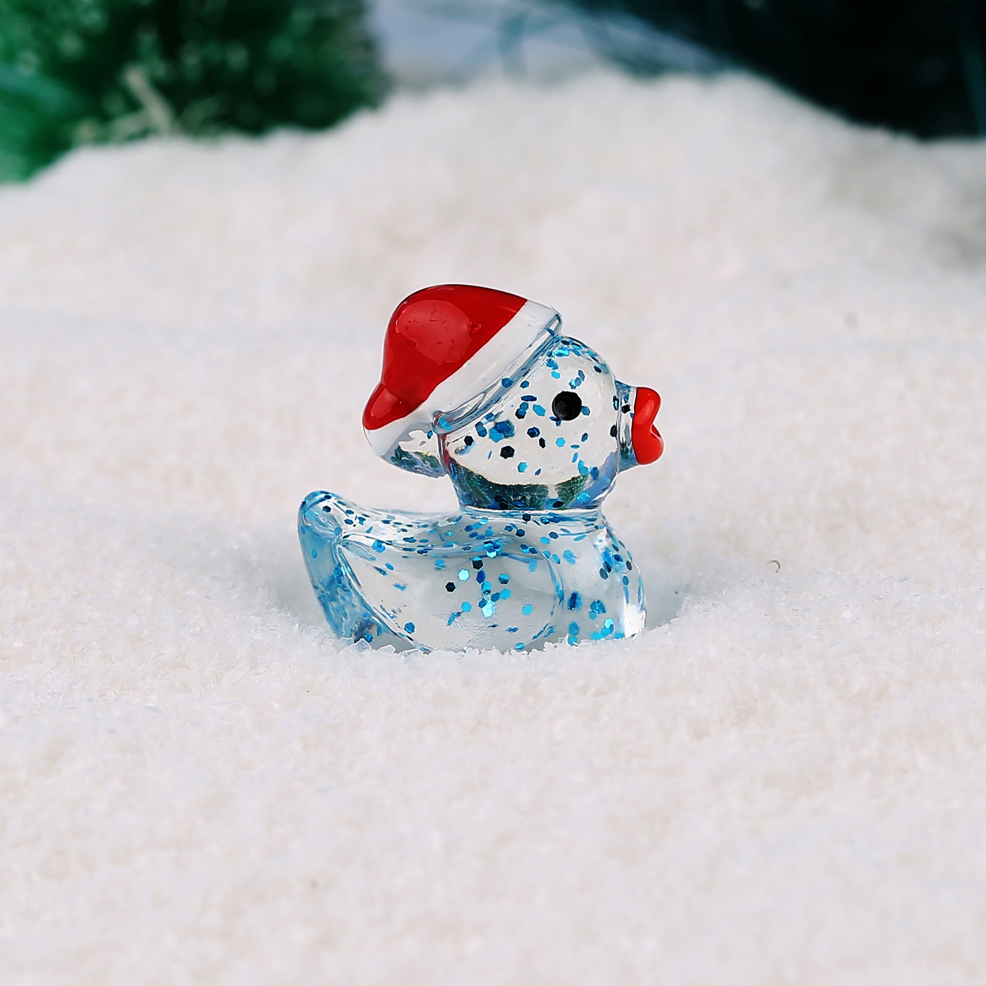 Wholesale DIY Miniature Landscape Decoration Glowing Christmas Duck Doll Accessories