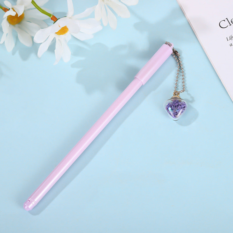 Wholesale Creative Love Pendant Plastic Gel Pen
