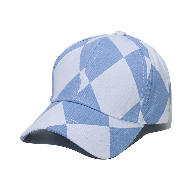 Capilla de béisbol de ajuste en blanco y negro de poliéster de algodón al por mayor