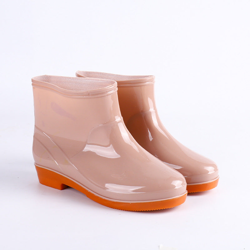 Wholesale of Adult Short Tube EVA Rain Boots for External Wear
