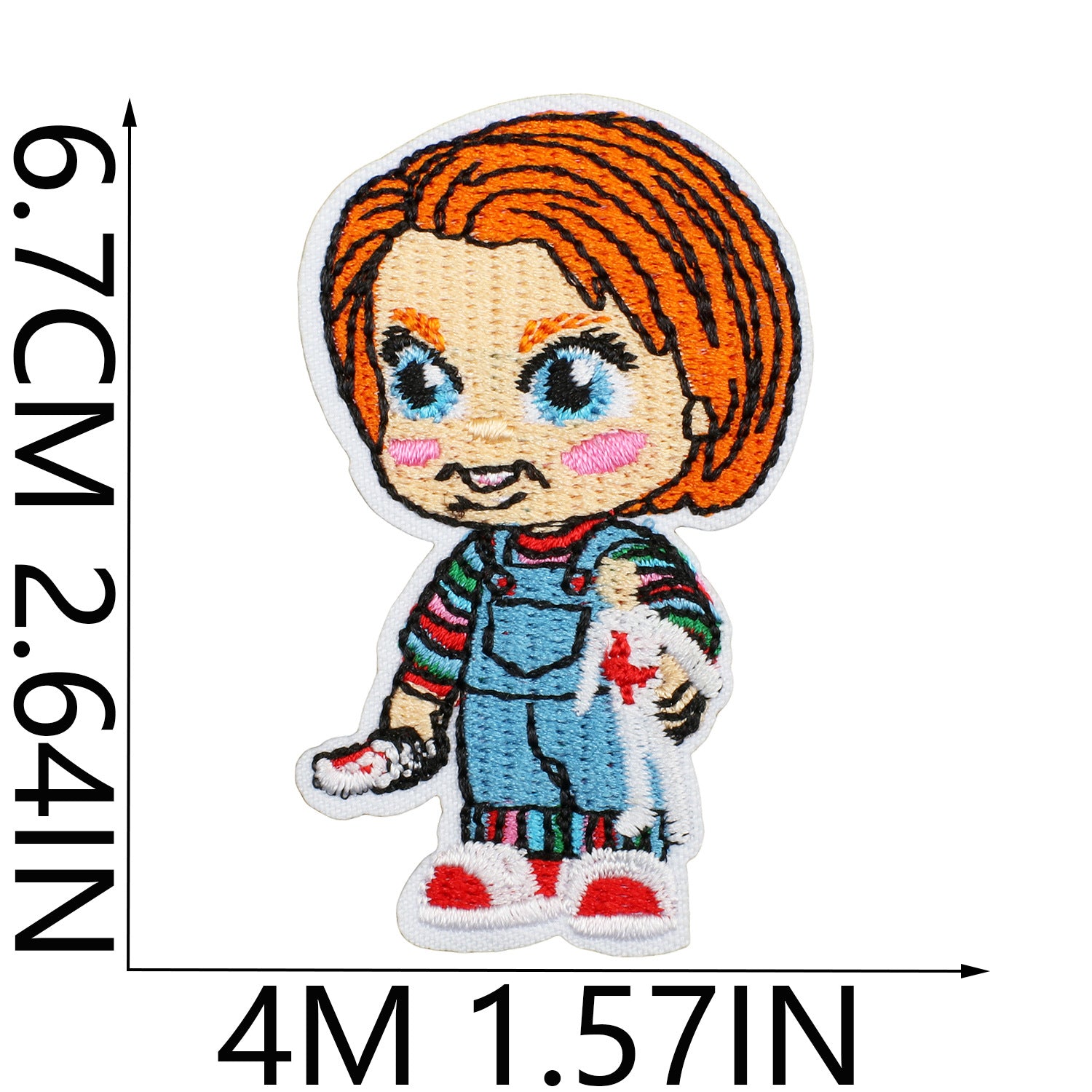 Wholesale  y Doll Ghost Bride Embroidered Patch Polyester Clothing Accessory For Costume OLY Exclusive
