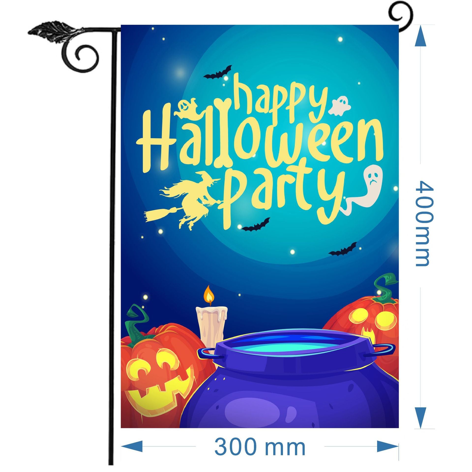 Wholesale Christmas garden flag linen print outdoor small flag yard decoration flag