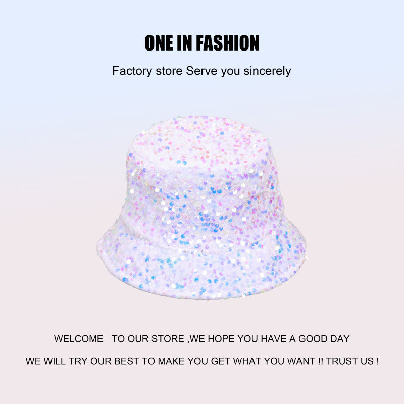 Wholesale Colorful Sequin Fisherman Hats