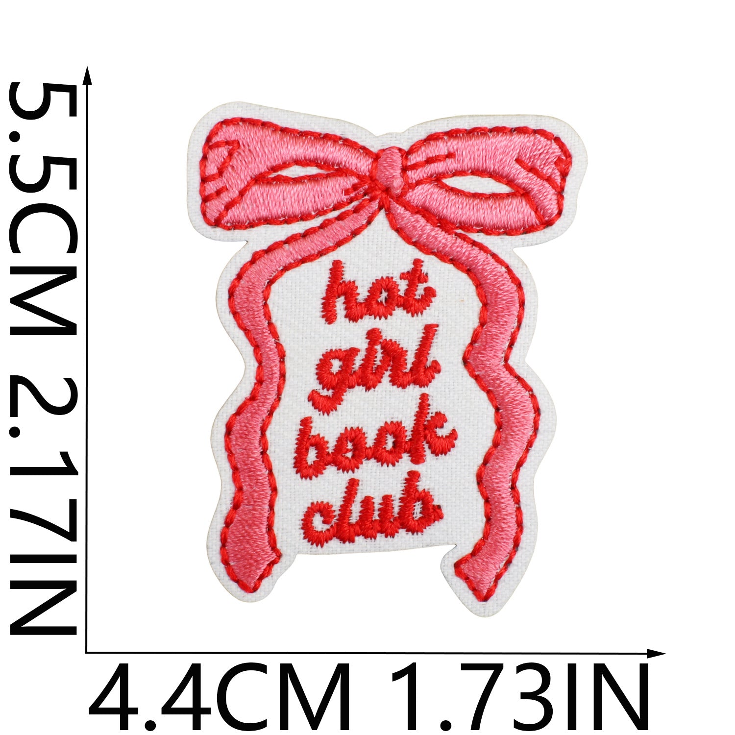 Wholesale Handmade Decorative Embroidered Cloth Sticker Bow Patch