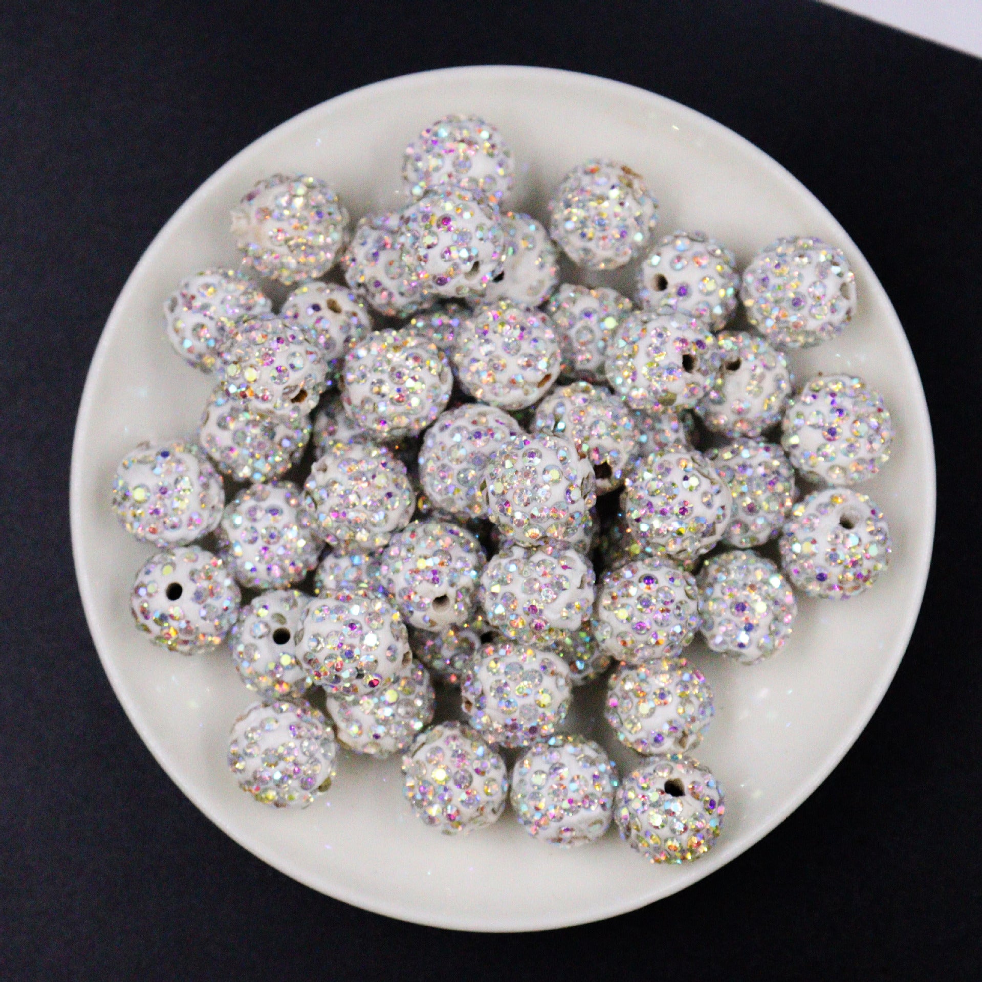 Wholesale 100pcs 8mm-12mm  Diamond Balls Handmade Diy Beads