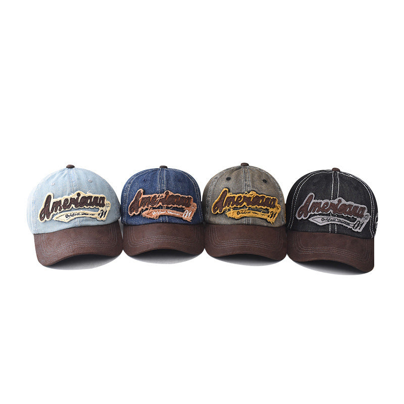 Wholesale New  Washed Denim Baseball Cap Scrub Super Good Hand high quality Cap