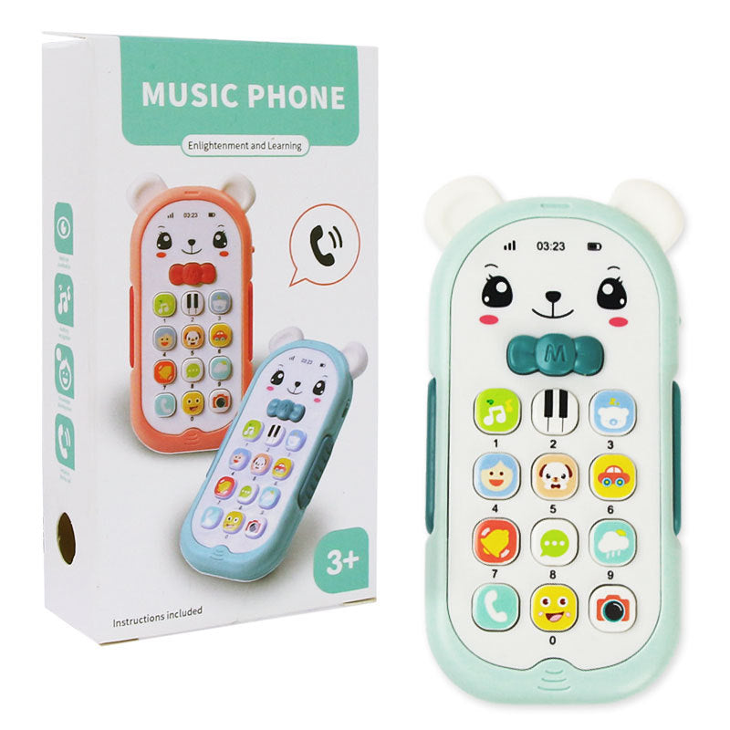 Wholesale Plastic Children's  Toys Simulated Lighting, Music, Baby Soothing Small Mobile Phones