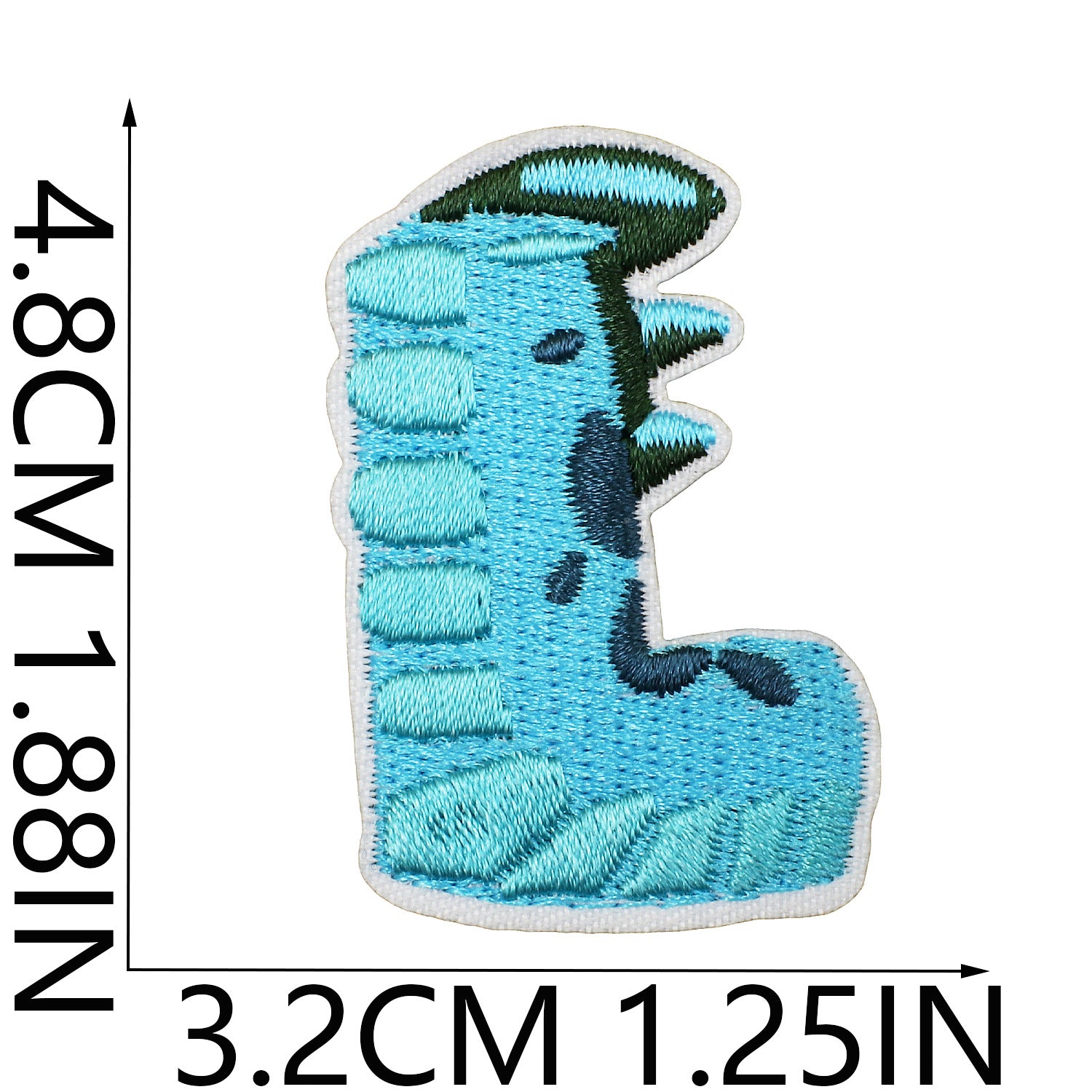 Wholesale Dinosaur Alphabet Embroidery Patches Fun Cartoon Letters For Clothing DIY Craft Supply