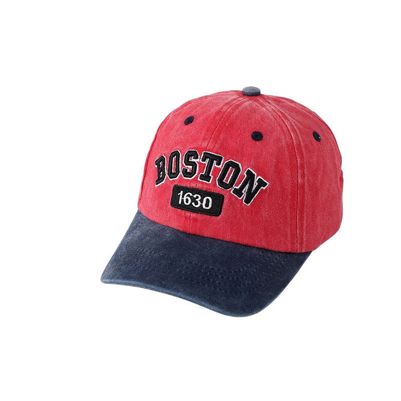 Wholesale Children's washed embroidered baseball cap