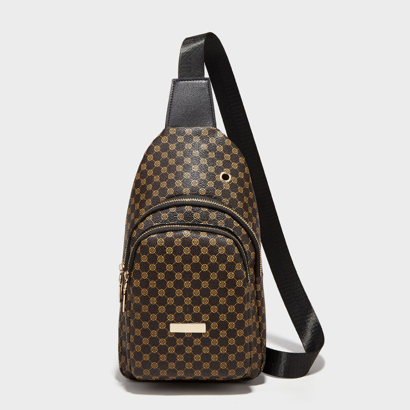 Wholesale Large Capacity Commuting Leopard Print Single Shoulder Crossbody