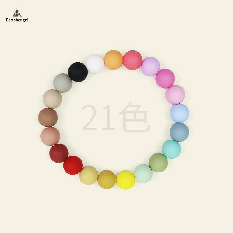 Wholesale 100pcs/pack Silicone round beads DIY handmade beads