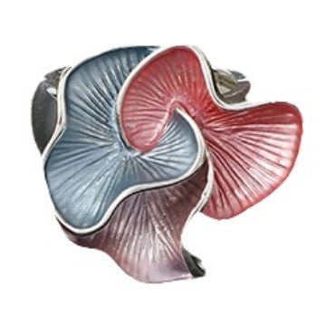 Wholesale Colorful Petal Stretch Alloy Rings