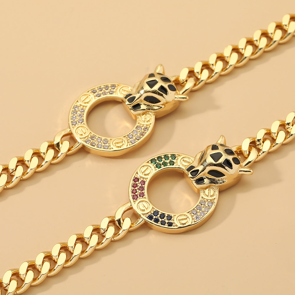 Wholesale Creative Vintage Leopard Bracelet