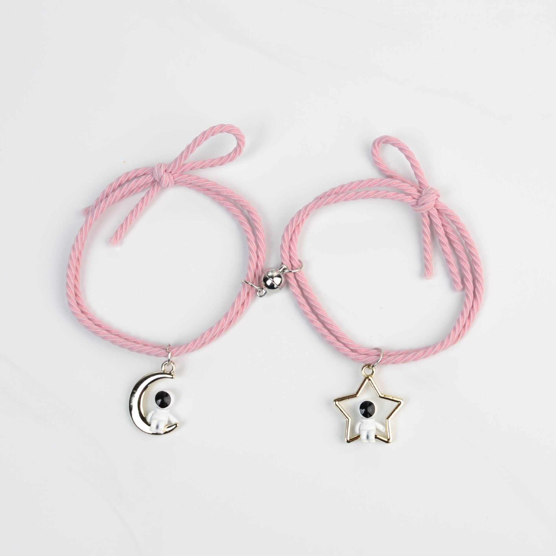 Wholesale Couple Bracelet   Magnetic Suction Hand Rope Astronaut Bracelet