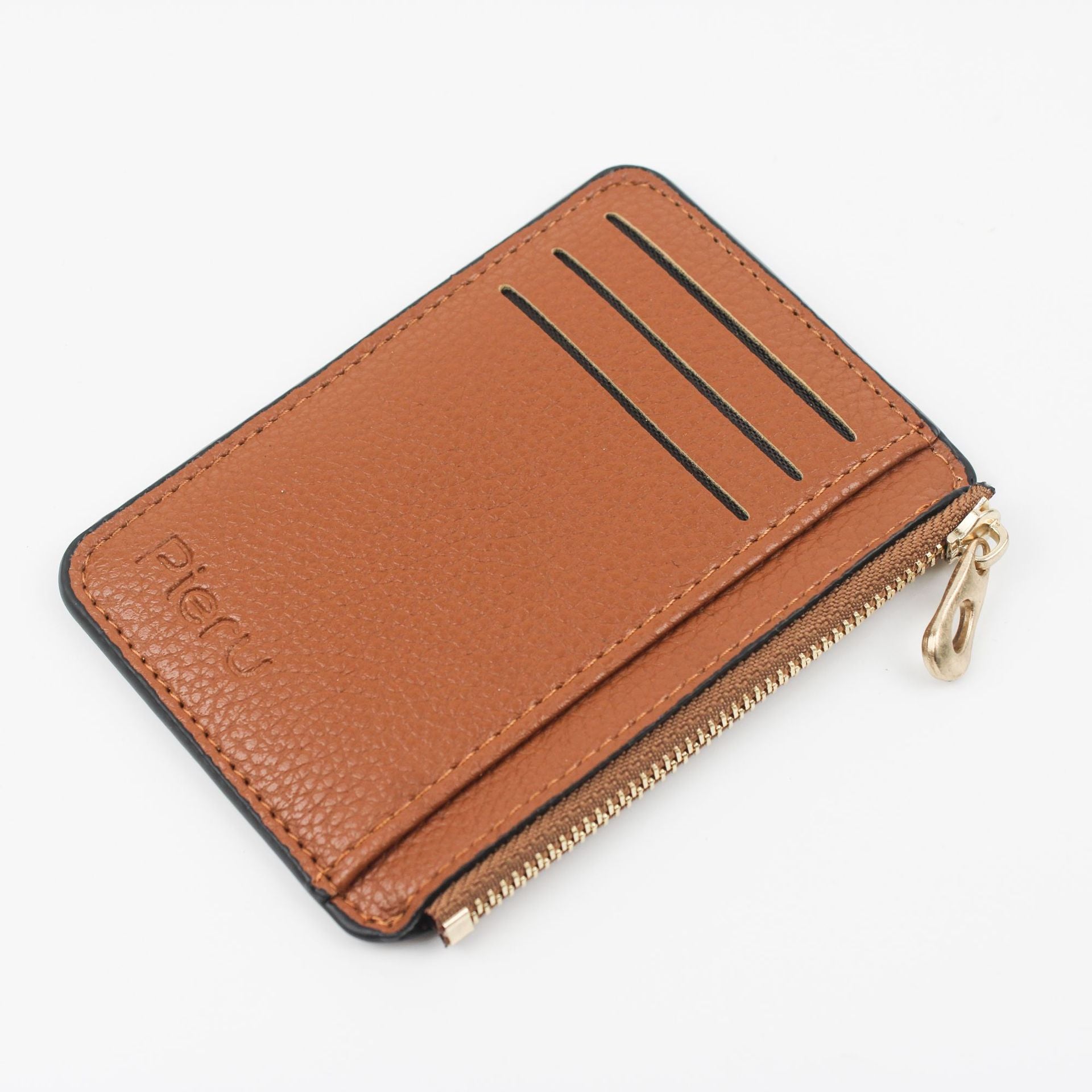 Wholesale Creative Zipper Large Capacity Ultra Thin Multi Card Pocket Wallet