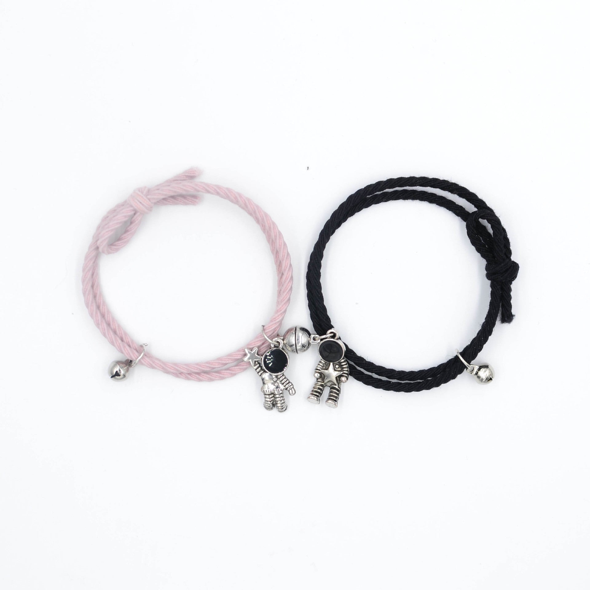 Wholesale Cute astronaut couple elastic thread bracelet