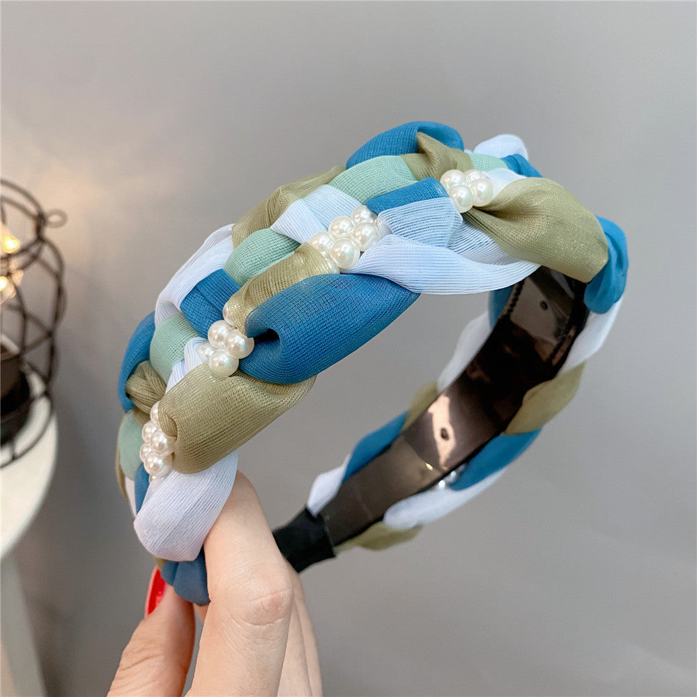 Wholesale Twist Wide Brimmed High Skull Headband