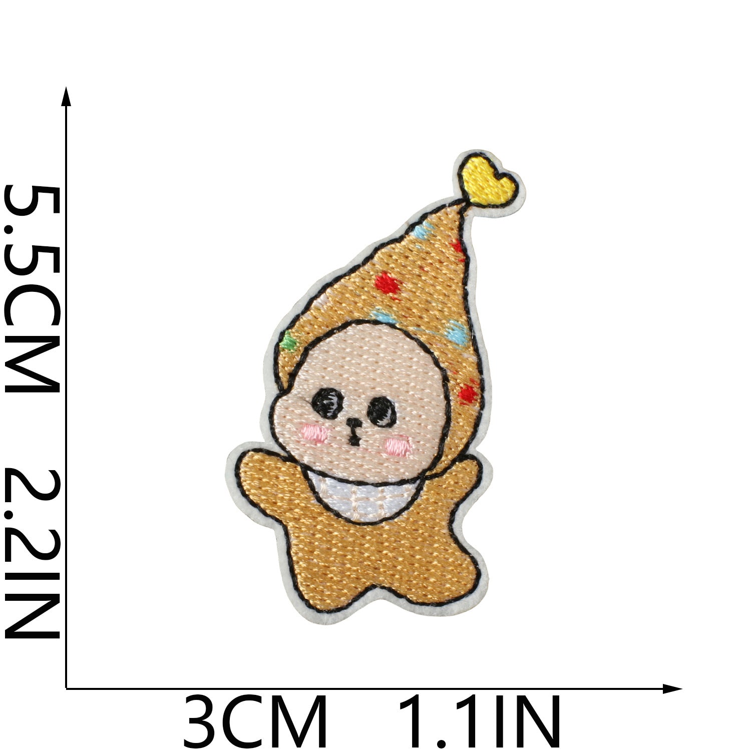 Wholesale Polyester Thread Embroidered Patch Cute Star People Bear Design Iron On DIY Decorative Accent For Clothing Bags Gift And Resale OLY Exclusive