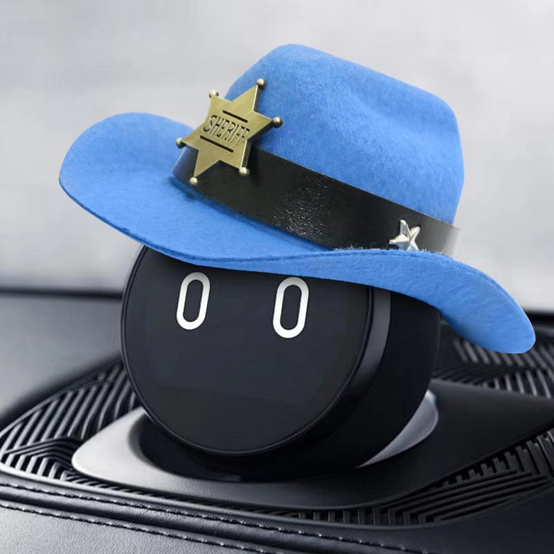 Wholesale Yama gentleman cowboy hat son mini pet hat birthday party hat weilai car 66 ornament hat