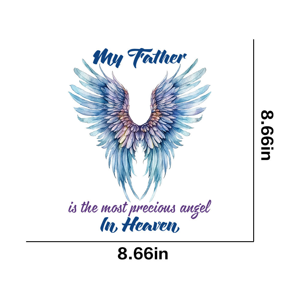 Wholesale 10pcs Angel Wings UV DTF Ready to Press Transfers Wraps