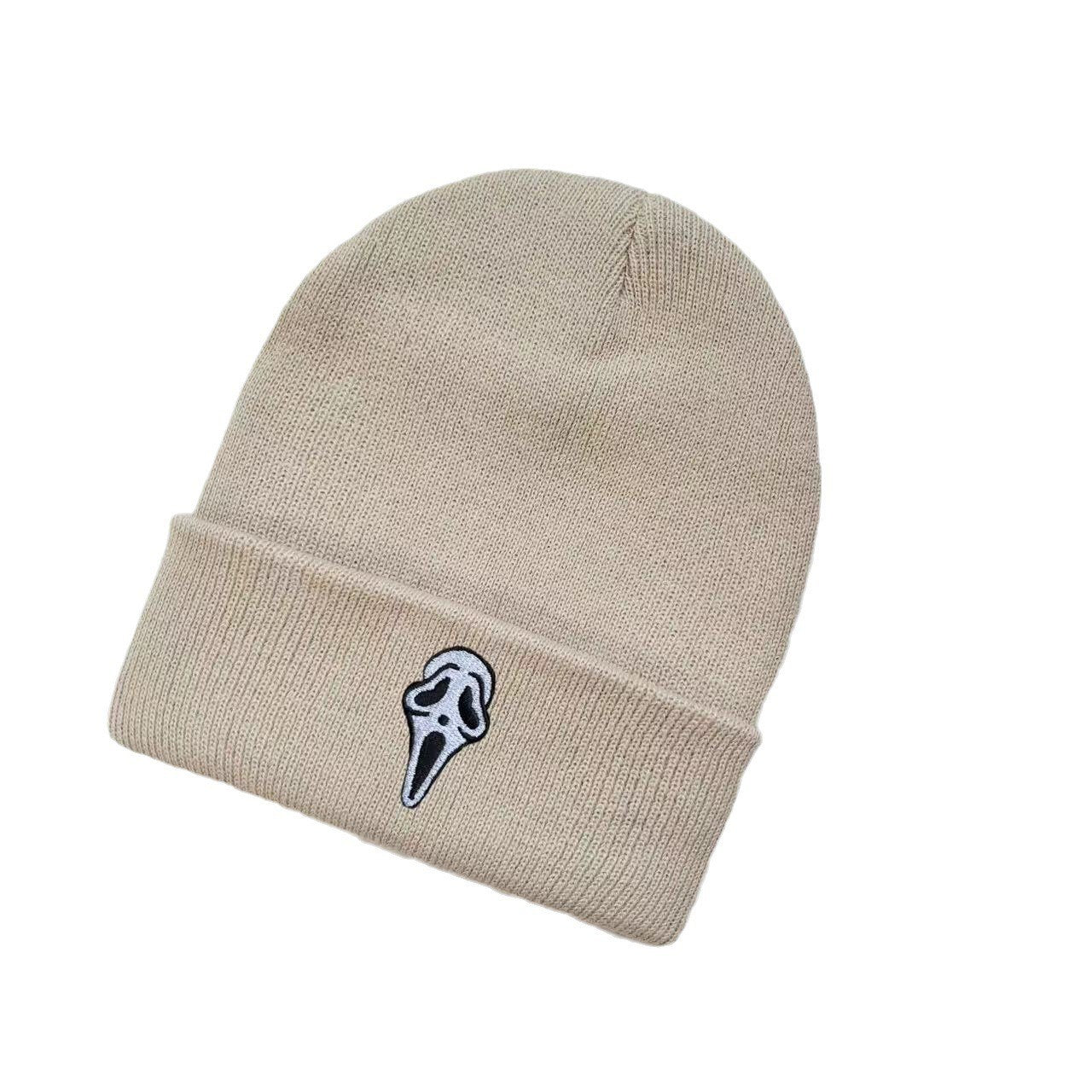 Wholesale Halloween Skull Acrylic Knitted Hat