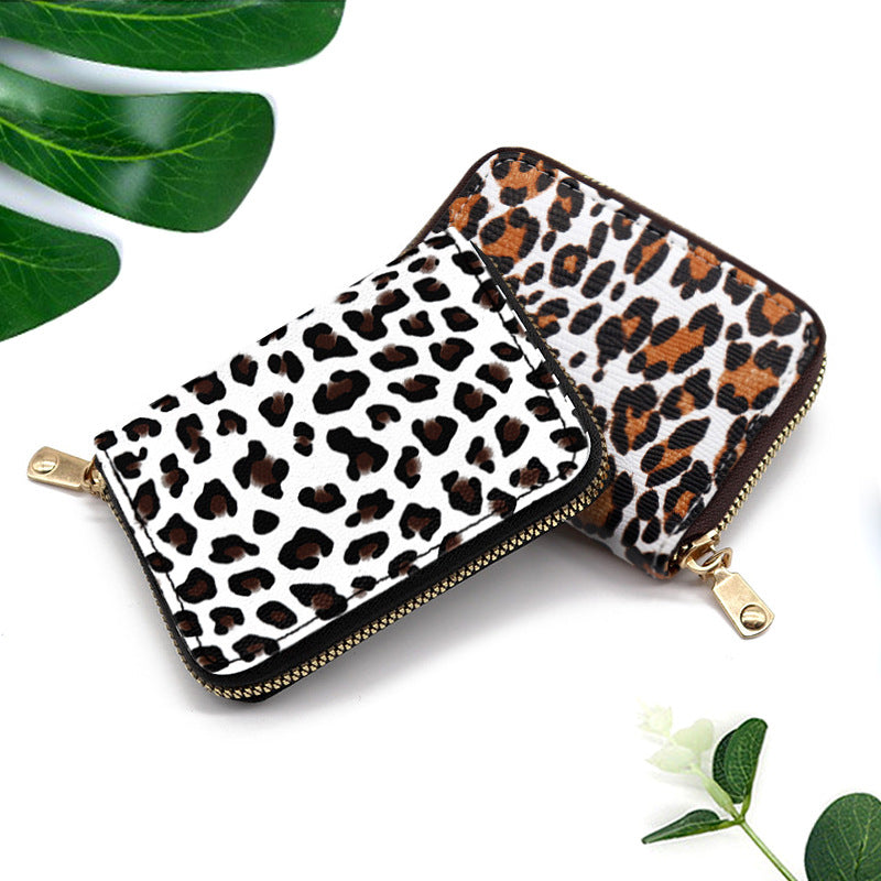 Wholesale Animal Pattern Large Capacity Multi Card PU Zero Wallet