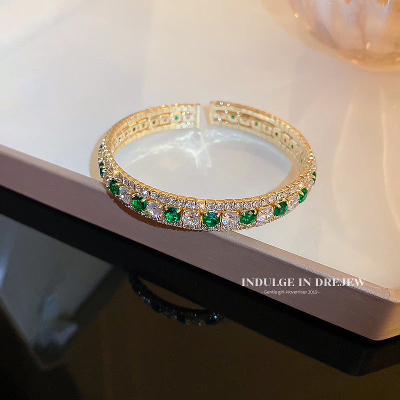 Wholesale Diamond Zircon Open Vintage Bracelet