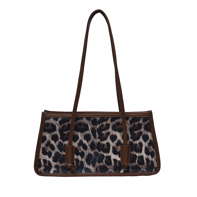 Wholesale PU Leopard Cow Pattern Shoulder Bag