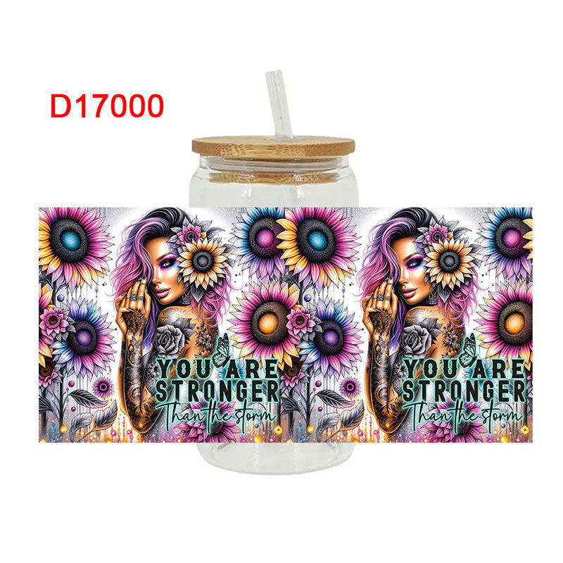Wholesale UV Transfer Paste Glass Crystal Label Crystal Paste 16OZ UV DTF WRAPS