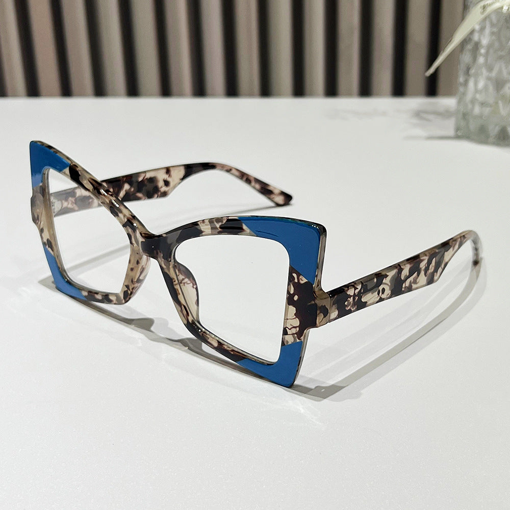 Wholesale Butterfly Cat-eye Colorful Pattern Sunglasses
