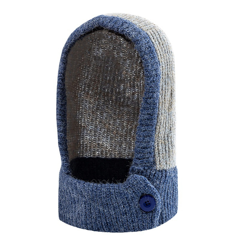 Wholesale Winter 2023 Hats and Scarves All-in-one Knitted Wool Hats