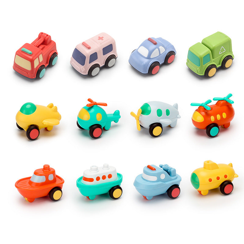 Wholesale Drop resistant Mini Q-Version Inertial Power Children's Cartoon Toy