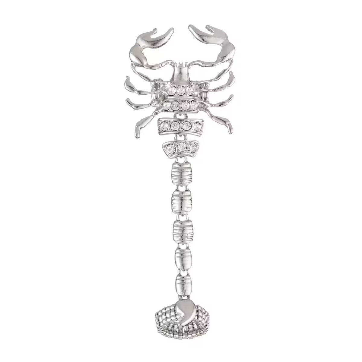Wholesale Alloy Scorpion Chain Exaggerated Elastic Ring