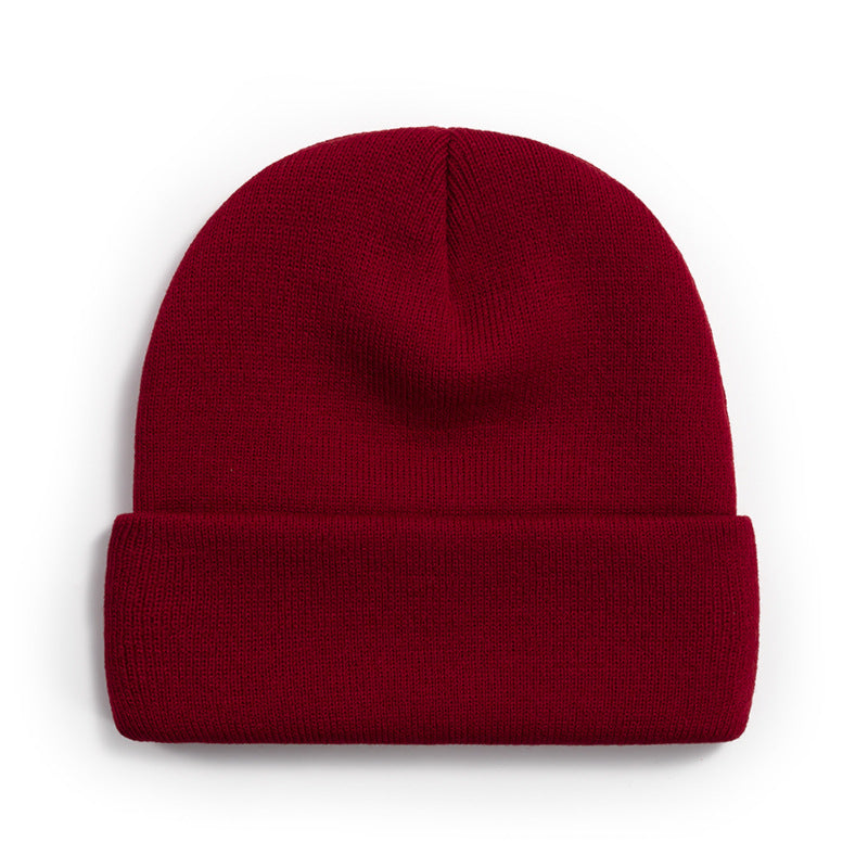 Wholesale Autumn and winter hat solid color Beanie