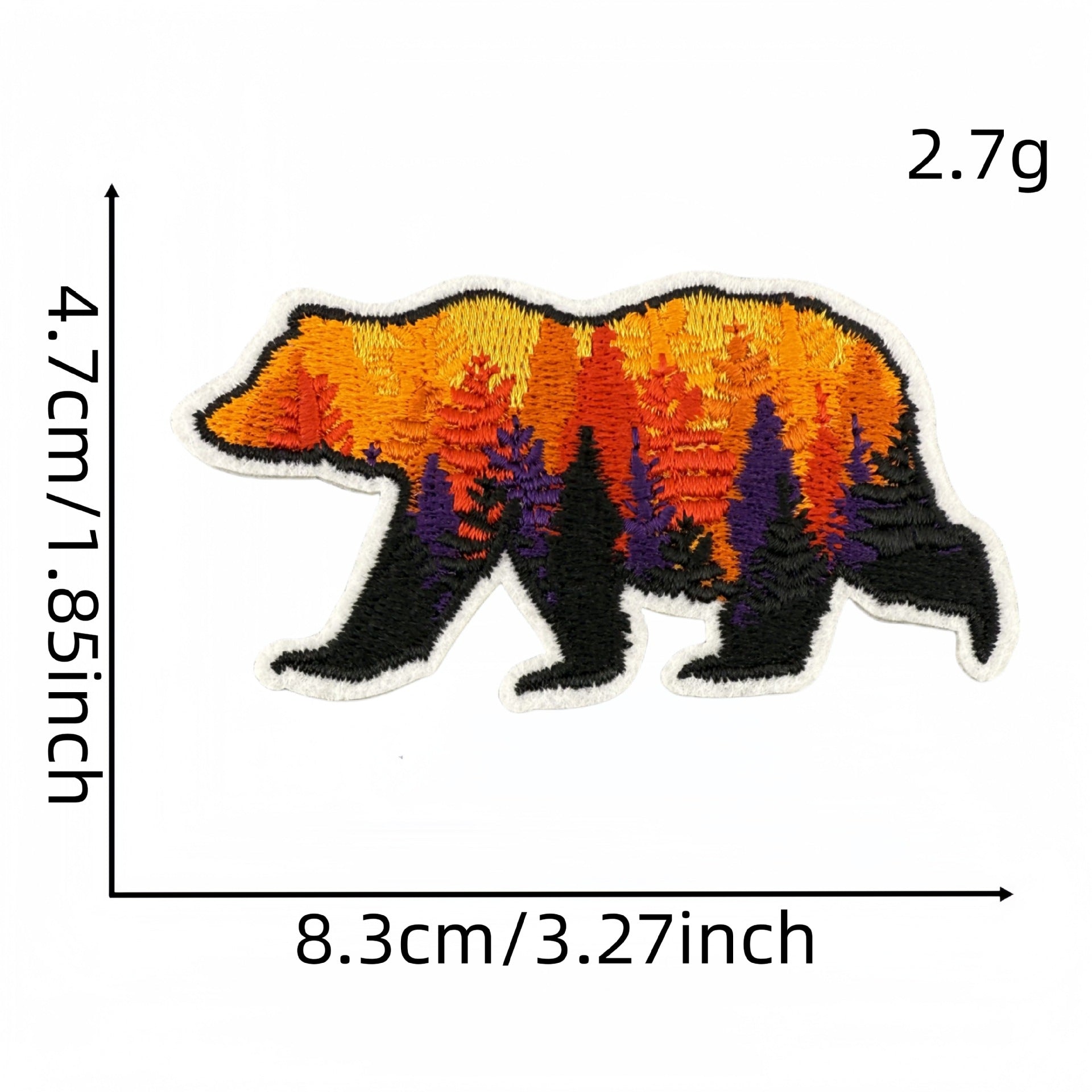 Wholesale Animal bear cloth patch embroidery patch accessories