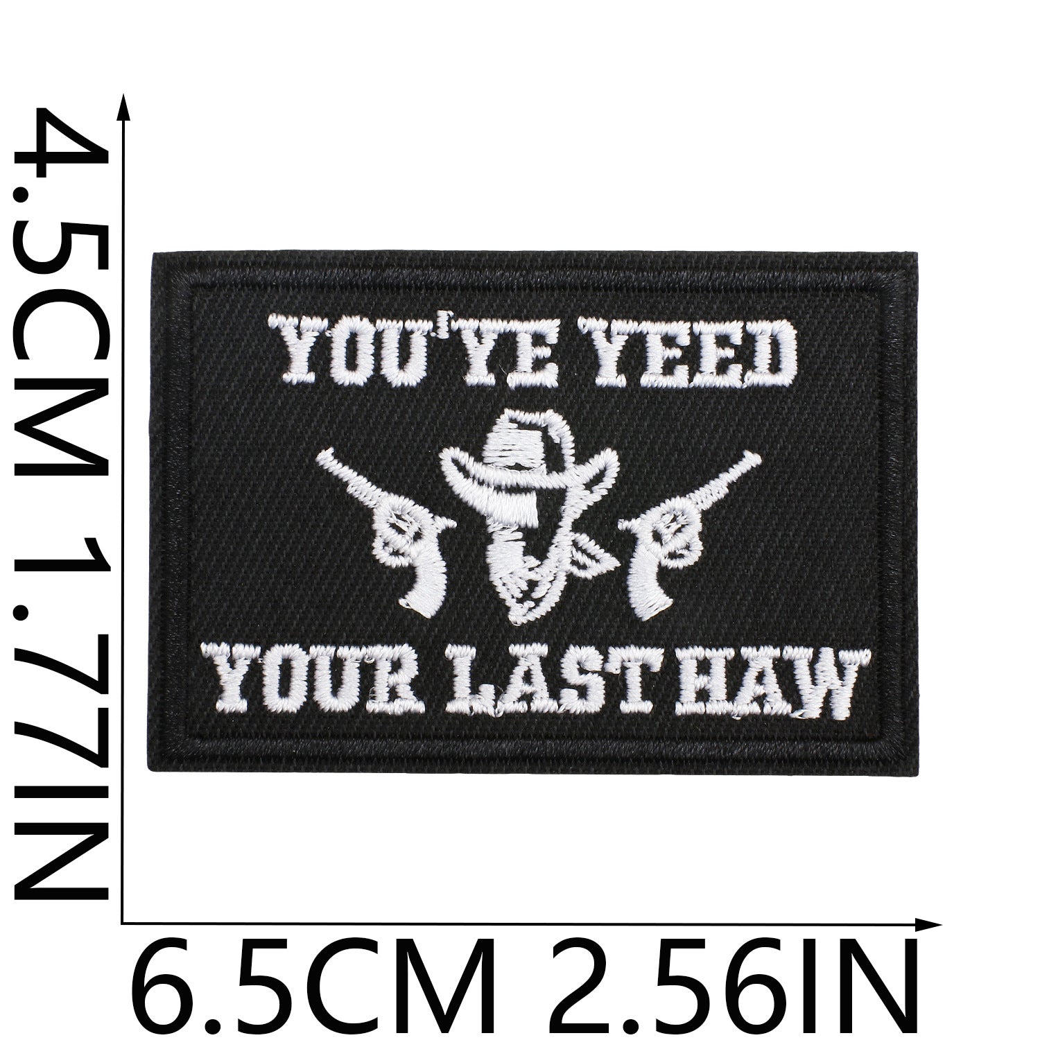 Wholesale Western cowboy embroidery double gun cowgirl patch