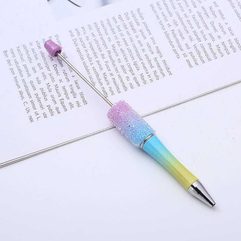 Wholesale Gradient Color Sugar Beadable Pens Rhinestone DIY Pens