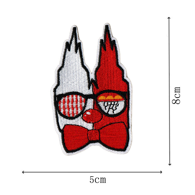 Wholesale Red Cartoon Carnival Series Embroidery DIY Patches