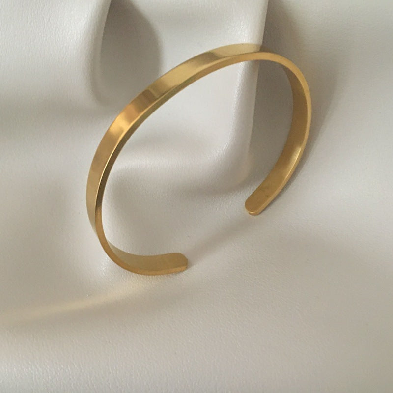 Wholesale titanium steel gold vintage bracelet