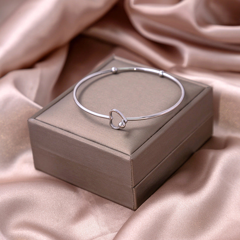 Wholesale Hollow Crescent Stainless Steel Bracelet