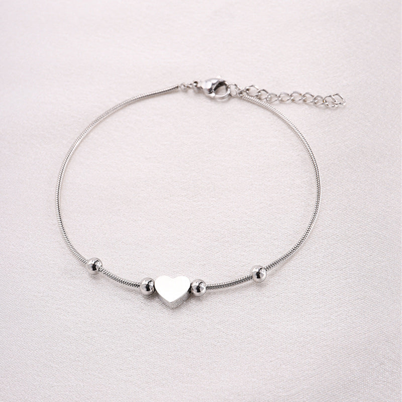 Wholesale Simple Love Titanium Steel Versatile Bracelet