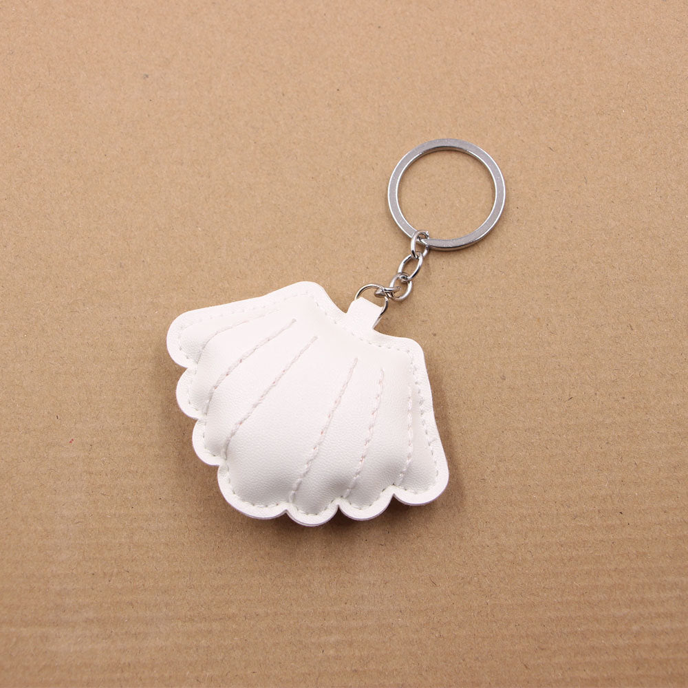 Wholesale Gold Padded Shell Leather Bag Charm Keychain For Car Key Purse Lanyard Fashion Accessory