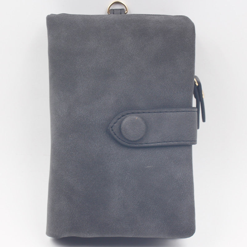 Wholesale PU Short Multi Card Ladies Wallet