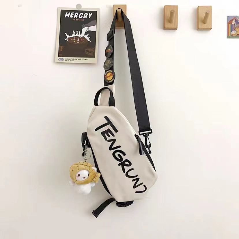 Wholesale Messenger bag sports waist bag casual fashion shoulder bag student personality small cross bag chest bag